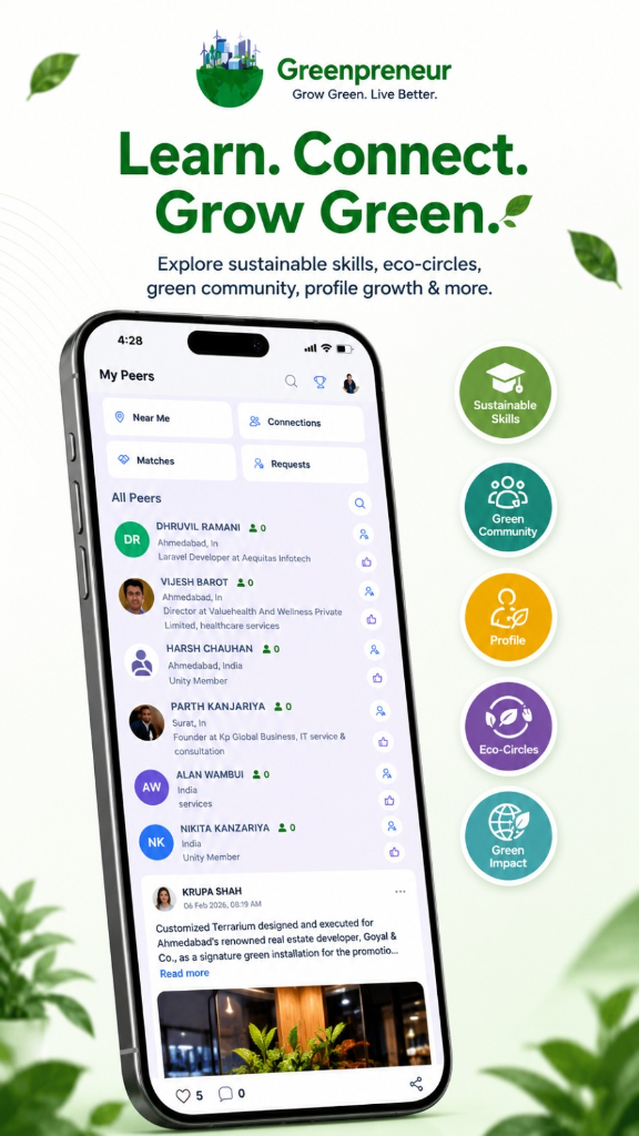 Greenpreneur Mobile Mockup